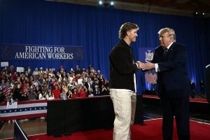 The Stage: Dart’s Unscripted Introduction to Trump’s Rally