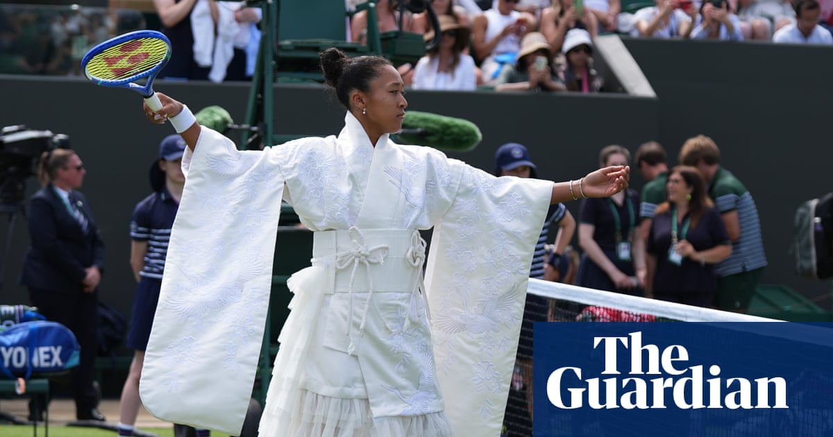 Osaka dazzles Wimbledon with kimono-inspired outfit blending tradition and pop culture