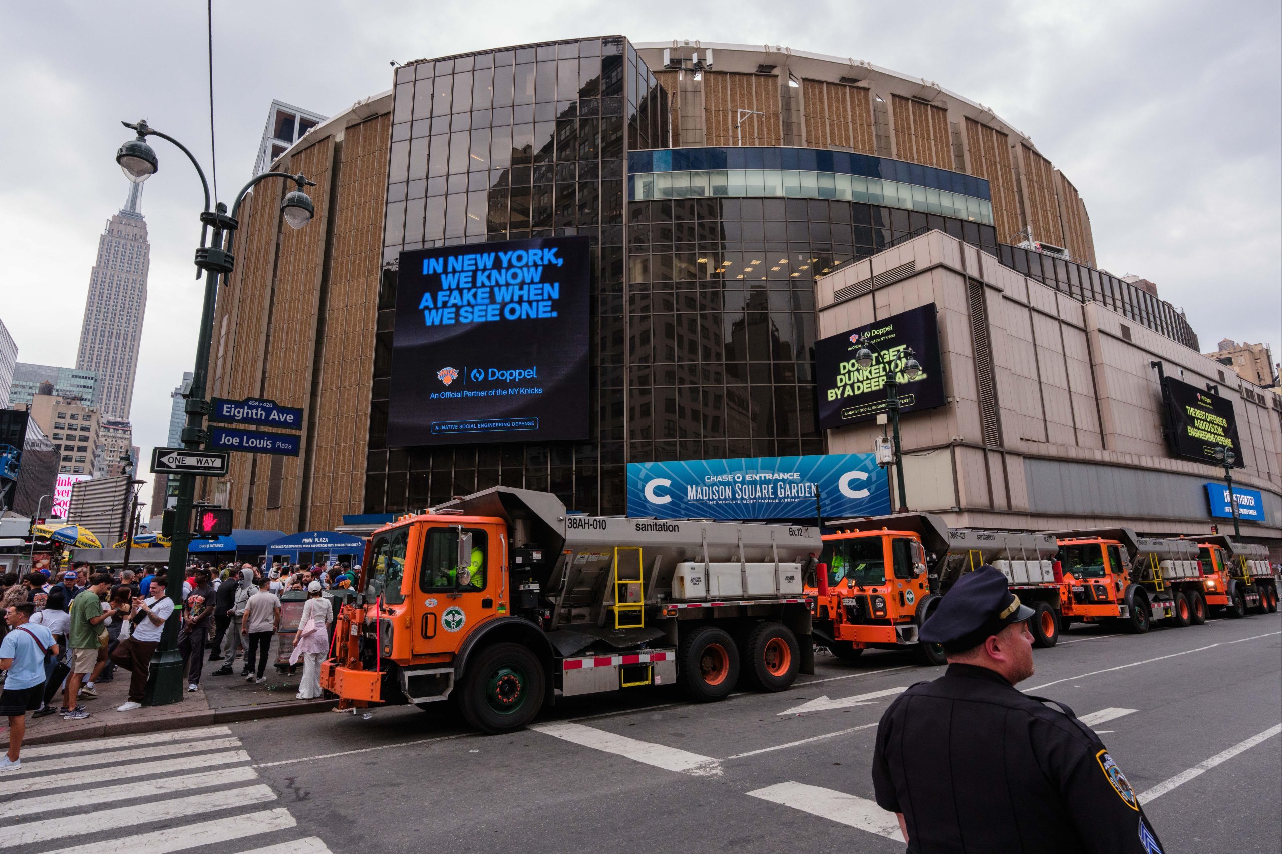 Police Investigation and Medical Response at Madison Square Garden