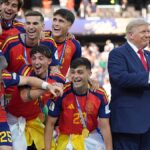 Trophy Ceremony Interference at New York New Jersey Stadium