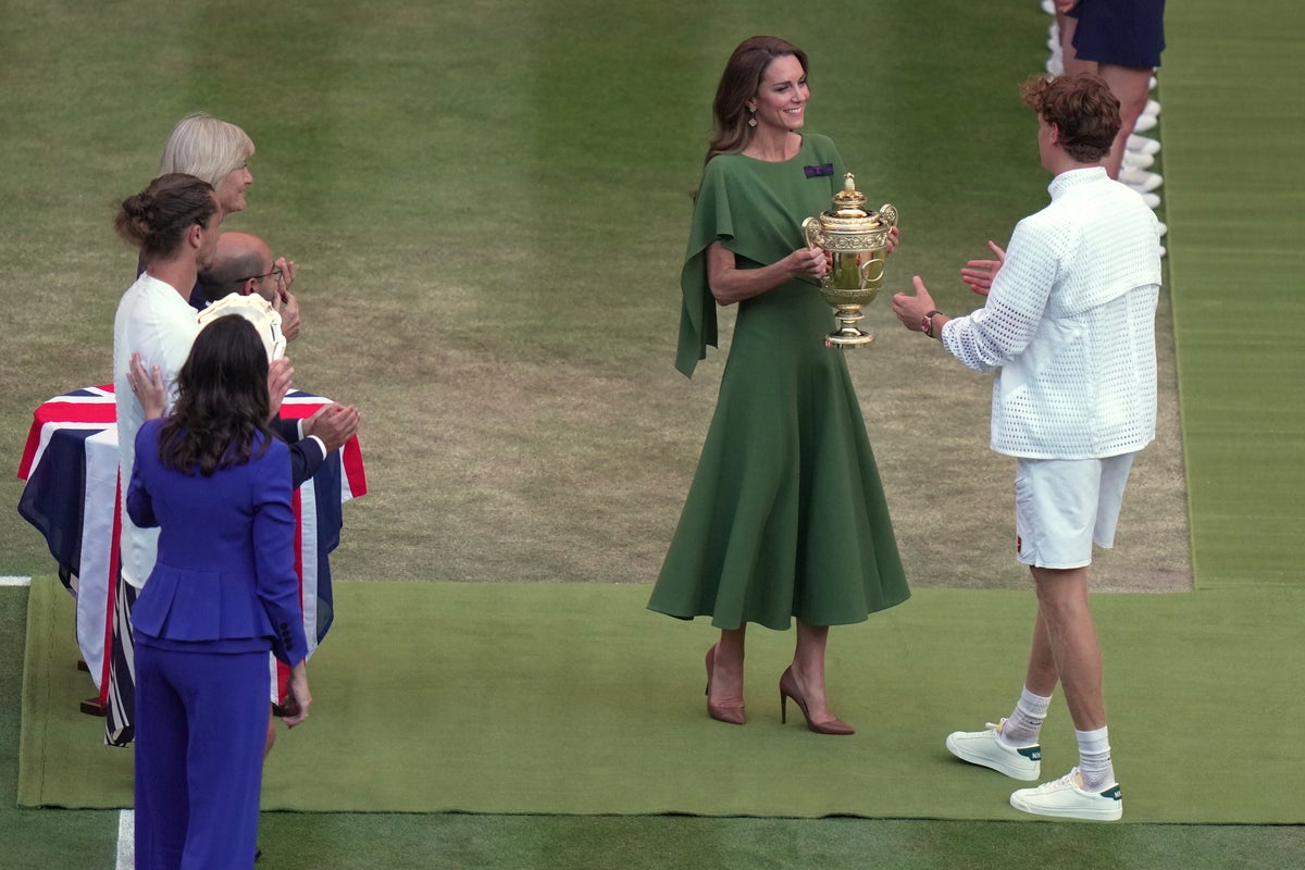 Prince William and Princess Kate Attend Wimbledon Men’s Final