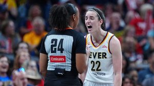 Caitlin Clark Confronts Referee in Disputed Game