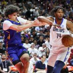 Tobi Lawal and Sergio De Larrea early struggles against the Warriors