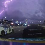 Race Stoppage and Weather Conditions at EchoPark Speedway