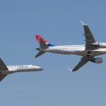 Airlink Jets Perform Low-Level Flyover Above Cape Town Stadium