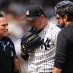 Ryan Weathers Exits Game With Left Forearm Discomfort