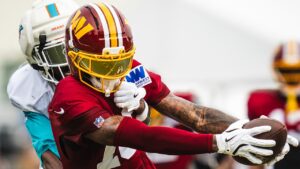 Commanders Shine in Physical Joint Practice Against Dolphins