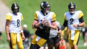 Drew Allar and Broderick Jones Shine in Steelers Night Practice