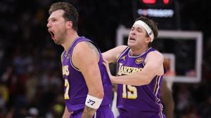Austin Reaves and Luka Doncic Bond During Lakers Minicamp in Slovenia