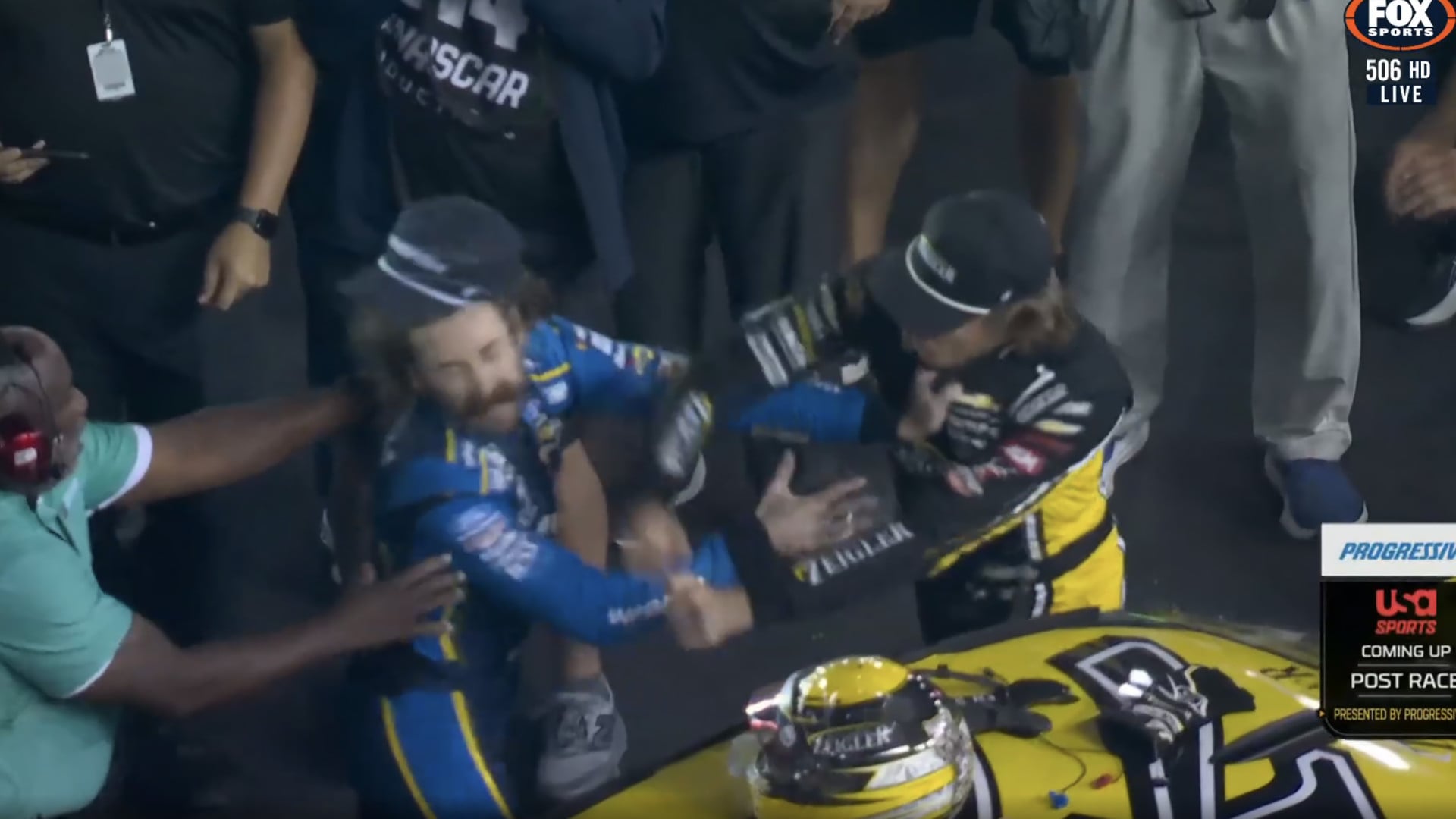 Joey Logano Wins at Bristol as Blaney and Hocevar Fight on Pit Road
