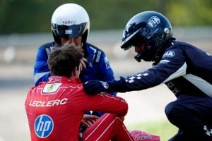 Charles Leclerc Needs Health Checks After High-Speed Monza F1 Crash