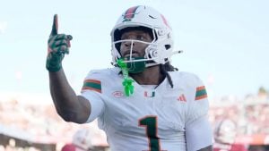 Malachi Toney Sets Miami School Record With 234 Yards Against Stanford