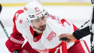 Dylan Larkin Addresses Trade Request and Captaincy Loss at Red Wings Camp