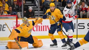 Washington Capitals Defeat Nashville Predators 4-3 Behind Cole Hutson