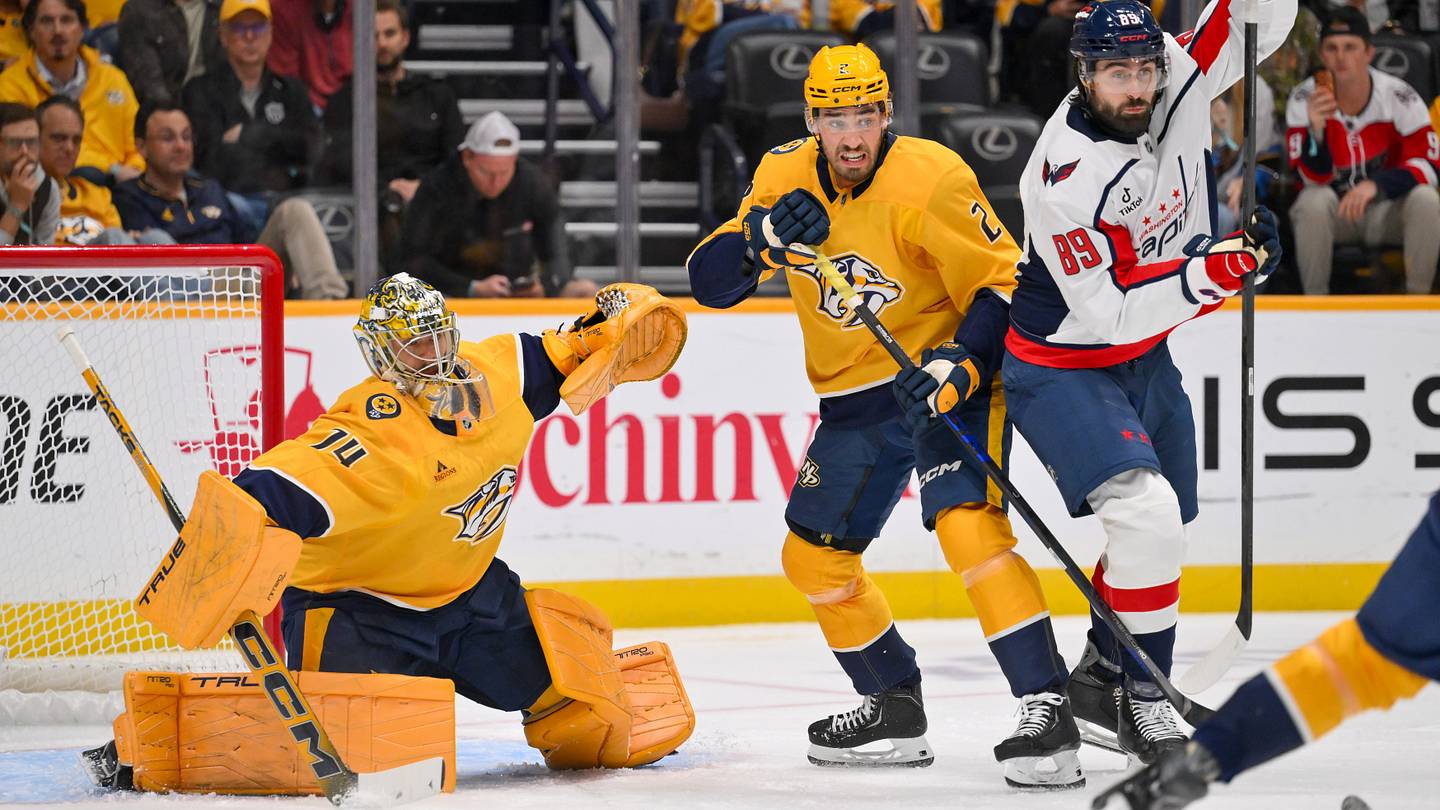 Washington Capitals Defeat Nashville Predators 4-3 Behind Cole Hutson