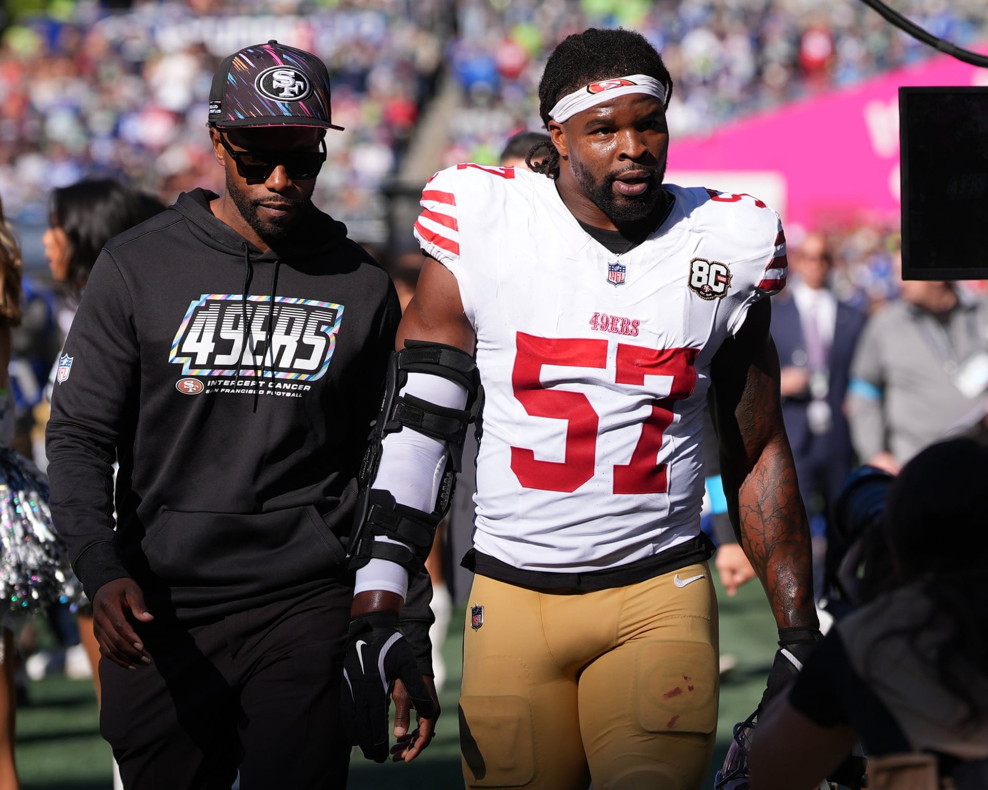 James Thrash Upholds Dre Greenlaw One-Game Suspension