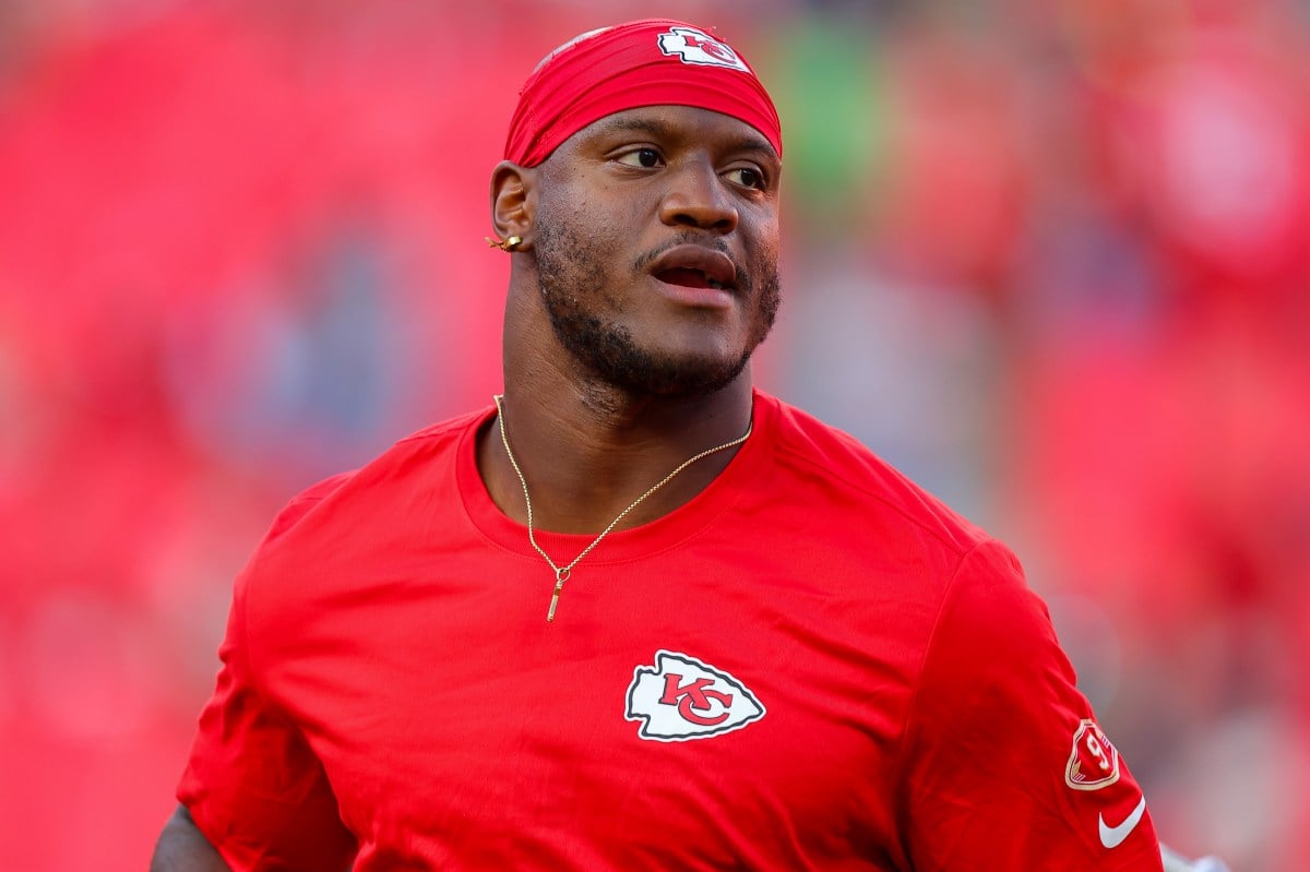 Running back Kenneth Walker III #9 of the Kansas City Chiefs