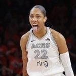 WNBA reveals why A'ja Wilson was not ejected for approaching Fever fan during playoff game