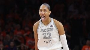 WNBA reveals why A'ja Wilson was not ejected for approaching Fever fan during playoff game