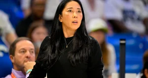 Natalie Nakase Returns From Collapse to Coach Valkyries to Playoff Win