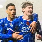 Rangers forwards Kevin Kelsy and Ryan Naderi