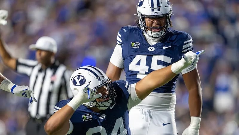 No. 8 BYU Defeats Iowa State Behind Bear Bachmeier