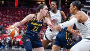 Caitlin Clark Leads Fever Past Aces to Even WNBA Playoff Series