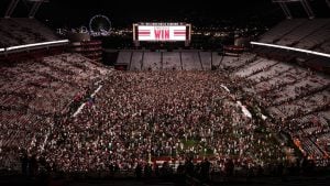South Carolina Fined 0K After Fans Storm Field